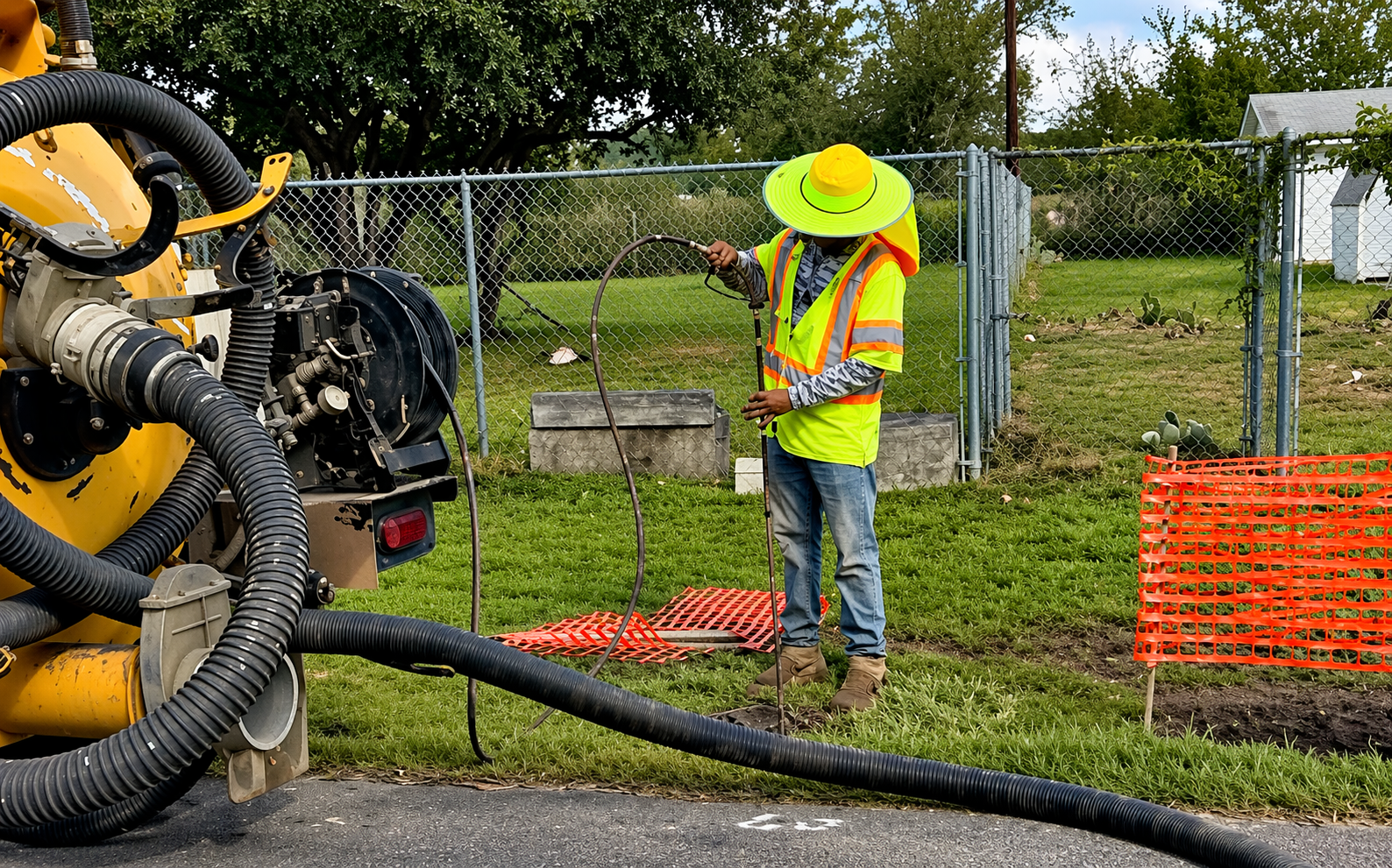 Fiber World Group field operations team and fleet